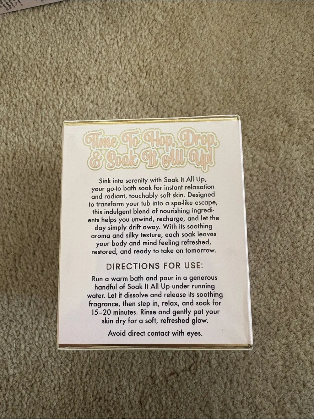 P‎ Louise Soak It All Up Strawberry Shortcake Bath Soak